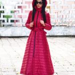 Manteau long rouge pour femme, manteau d'hiver, manteau d'hiver pour femme, manteau matelassé long, veste matelassée longue, manteau matelassé pour femme, manteau d'hiver long, manteau noir Etsy France