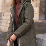 parka femme imperméable avec capuche