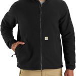 Carhartt Veste polaire à fermeture éclair intégrale pour homme, noir, Small : Amazon.fr: Mode