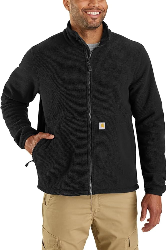 polaire-carhartt-116tqf-1.jpg Carhartt Veste polaire à fermeture éclair intégrale pour homme, noir, Small : Amazon.fr: Mode – Image 1