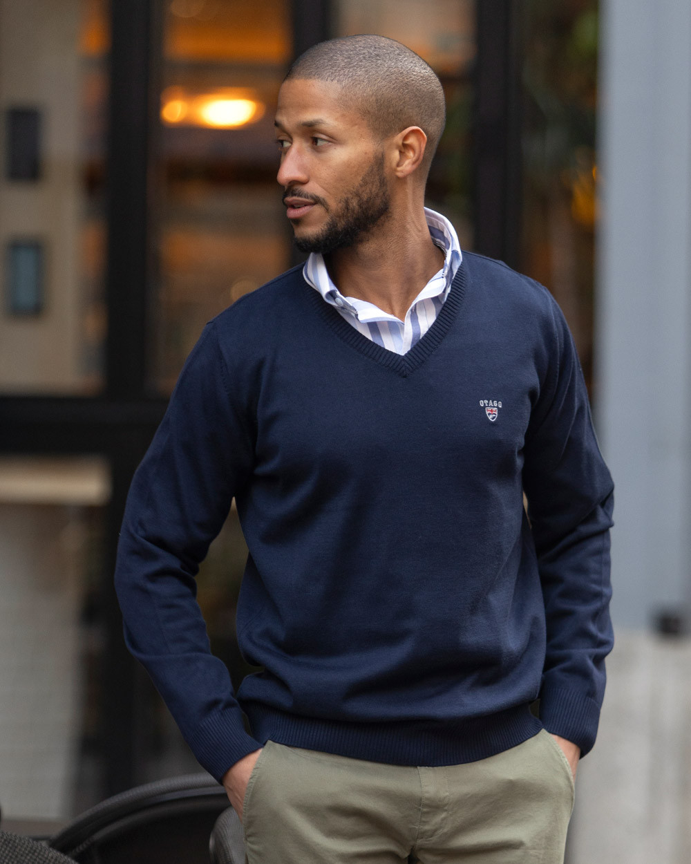pull-col-v-651goz-1.jpg Pull col V homme CARBUN Otago bleu marine – Image 1