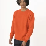 Pull en laine Orange Vneck