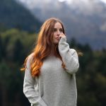 Pull Oversize Riu Gris Clair Laine Française