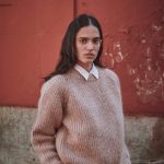 Pull Agnes rose clair | Laine mérinos et mohair