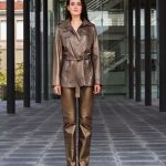 LESLIE' Saharienne femme en Cuir Agneau véritable Fabrication Française Made in France