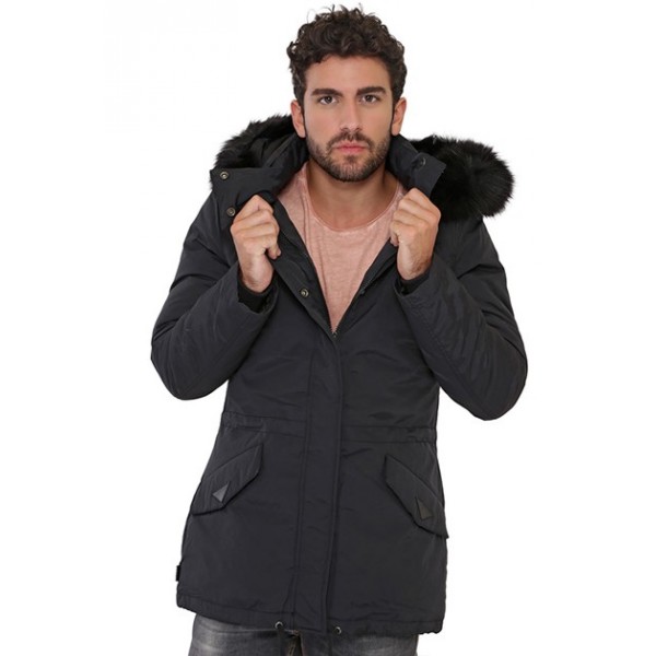 schott-doudoune-009uvg-1.jpg Doudoune freya de Schott en nylon homme noir – Image 1