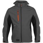 Veste de travail softshell Homme HK175 gris anthracite