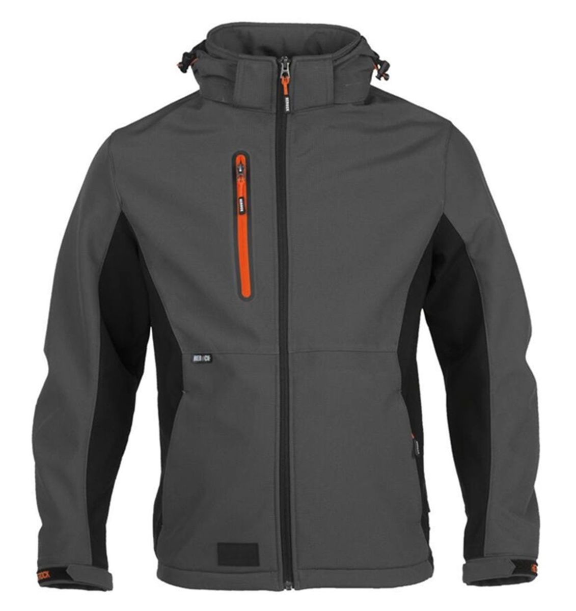 softshell-homme-051mhs-1.jpg Veste de travail softshell Homme HK175 gris anthracite – Image 1
