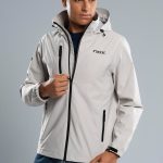 Softshell homme TEAM gris clair