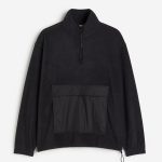 Sweat Loose Fit en tissu polaire Noir HOMME | H&M FR