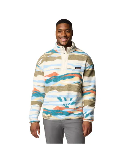 sweat-polaire-homme-337wlv.webp Veste Polaire Homme Columbia HELVETIA II PRINTED HALF SNAP FLEECE Multicolore Sport 2000 Ref 2098461 191 – Image 1