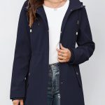 CMTOP Veste Femme mi Saison Léger Décontracté Blouson Fermeture éClair Veste Chic et Élégante, Hydrofuge Jacket à Manches Longues Parka avec Multi Poches Pour Printemps Automne Été(Bleu Marine,S) : Amazon.fr: Mode
