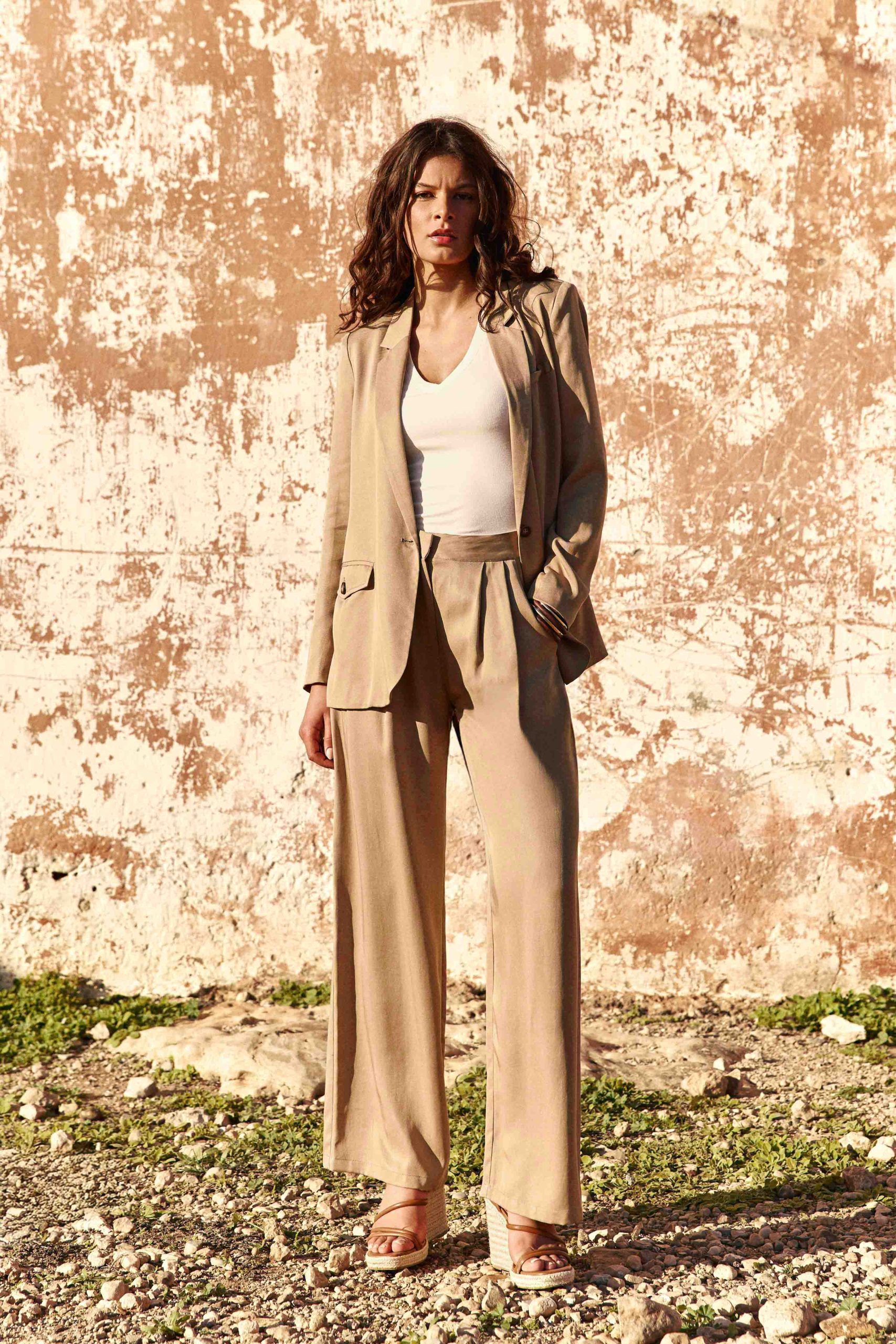 veste-beige-femme-719hmf-1.jpg Vadali Veste de tailleur 1 / 13 beige – Image 1