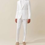 Veste de costume blanche "London"