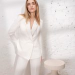 Veste ceinturée Olbia Blanche 34