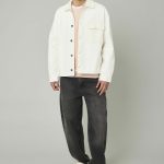 BZB BOUTONNÉE Veste en jean blanc écru/blanc ZALANDO.FR