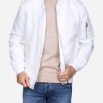 Blouson piqué uni Frilivin Blanc