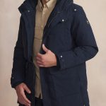 Manteau Homme Imperméable et Chaud Marine TBS