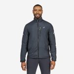 Veste coupe vent chaude et légère, doublée polaire Homme 500 bleu marine