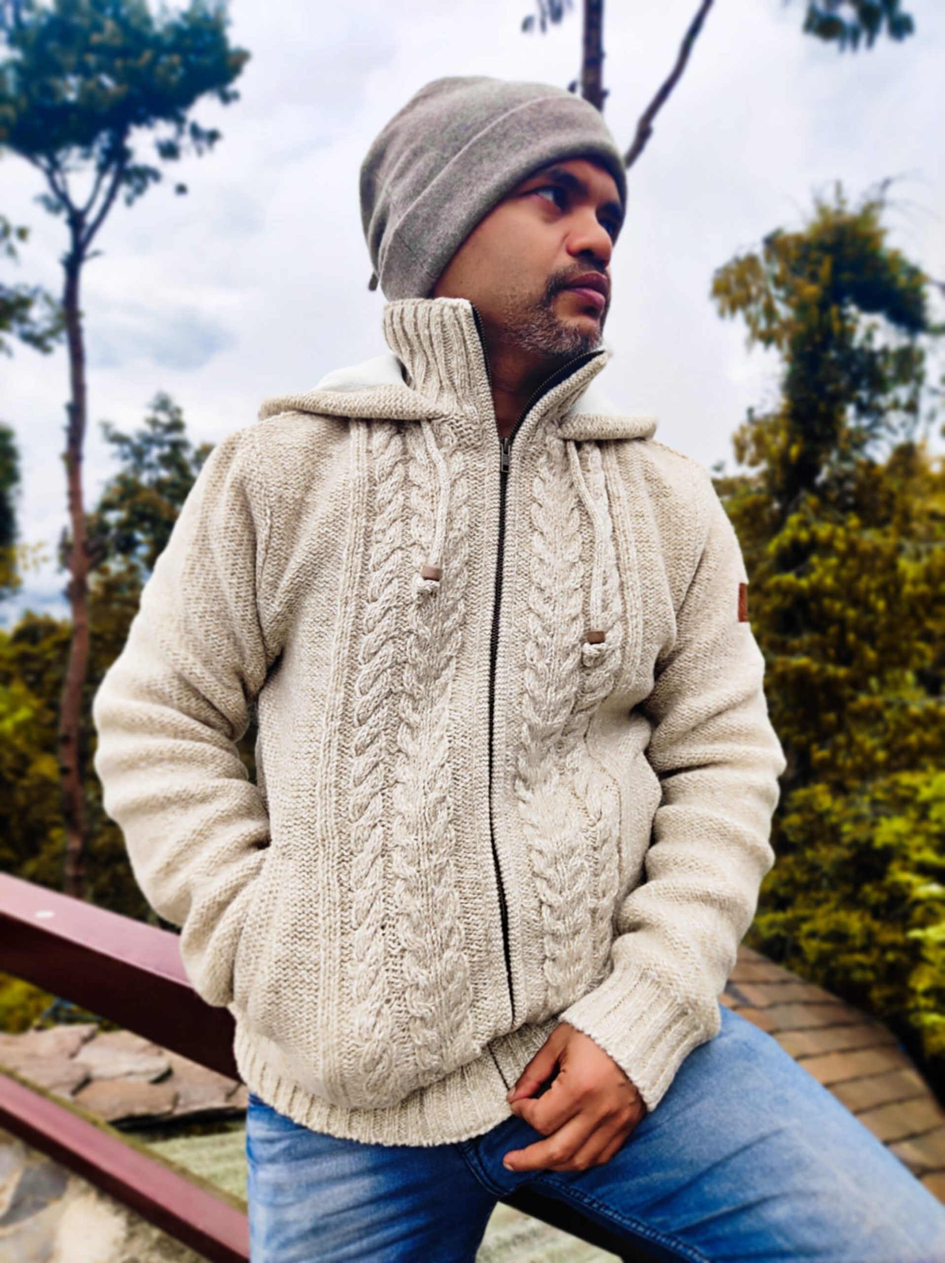 veste-chaude-homme-890xjm-1.jpg Veste chaude à capuche en laine doublée pour homme – Image 1