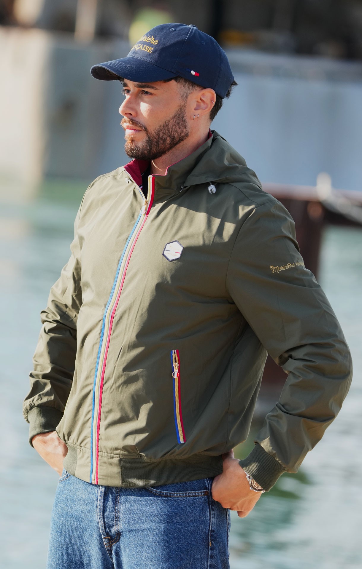 veste-coupe-vent-719qnr-1.jpg Veste coupe vent homme KARL BIS KAKI – Image 1