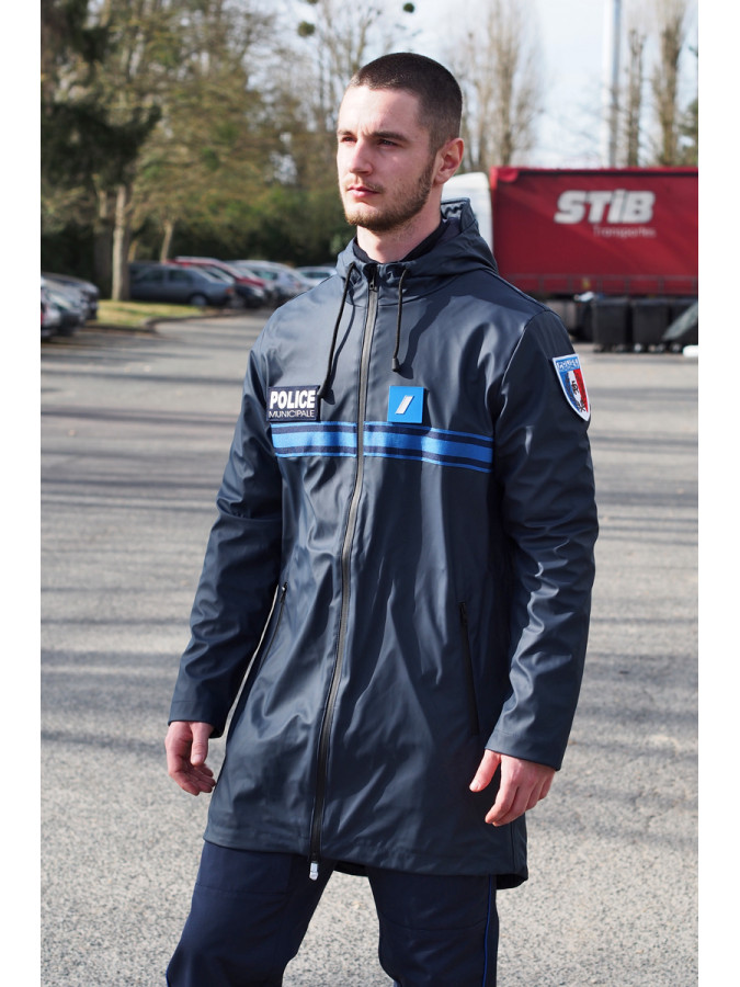 veste-de-pluie-392jrx-1.jpg VESTE DE PLUIE 3/4 NEO POLICE MUNICIPALE – Image 1