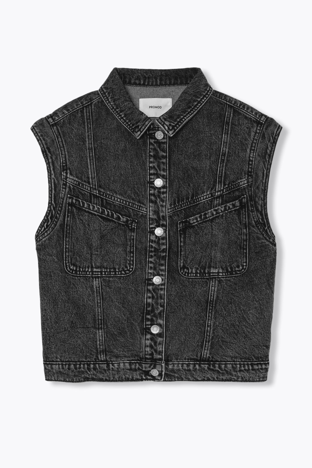 veste-en-jean-sans-manche-772vox-1.jpg Veste jean sans manches Jeans gris – Image 1