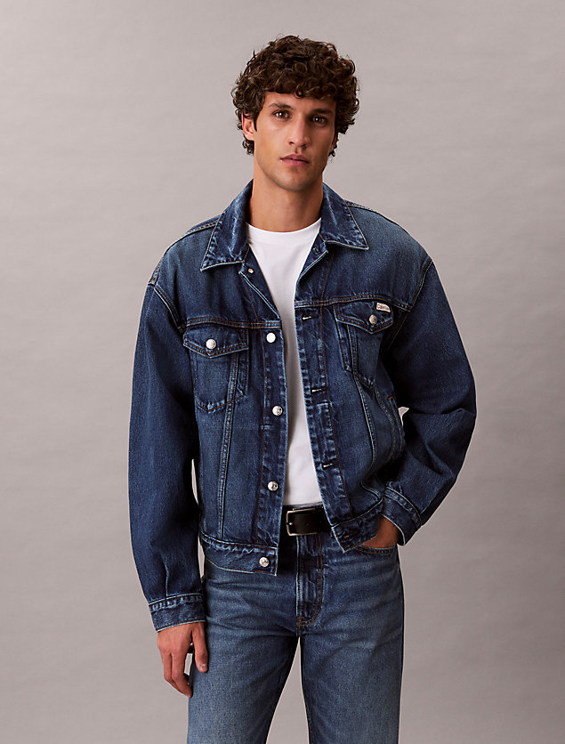 veste-en-jeans-694ame-1.jpg Vestes en Jean Homme Oversize et Plus | Calvin Klein® – Image 1