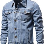 Veste à manches longues en Jean Homme Blouson Denim Veste Printemps Automne Veste de moto : Amazon.fr: Mode