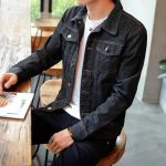 Veste Jean Homme Noir