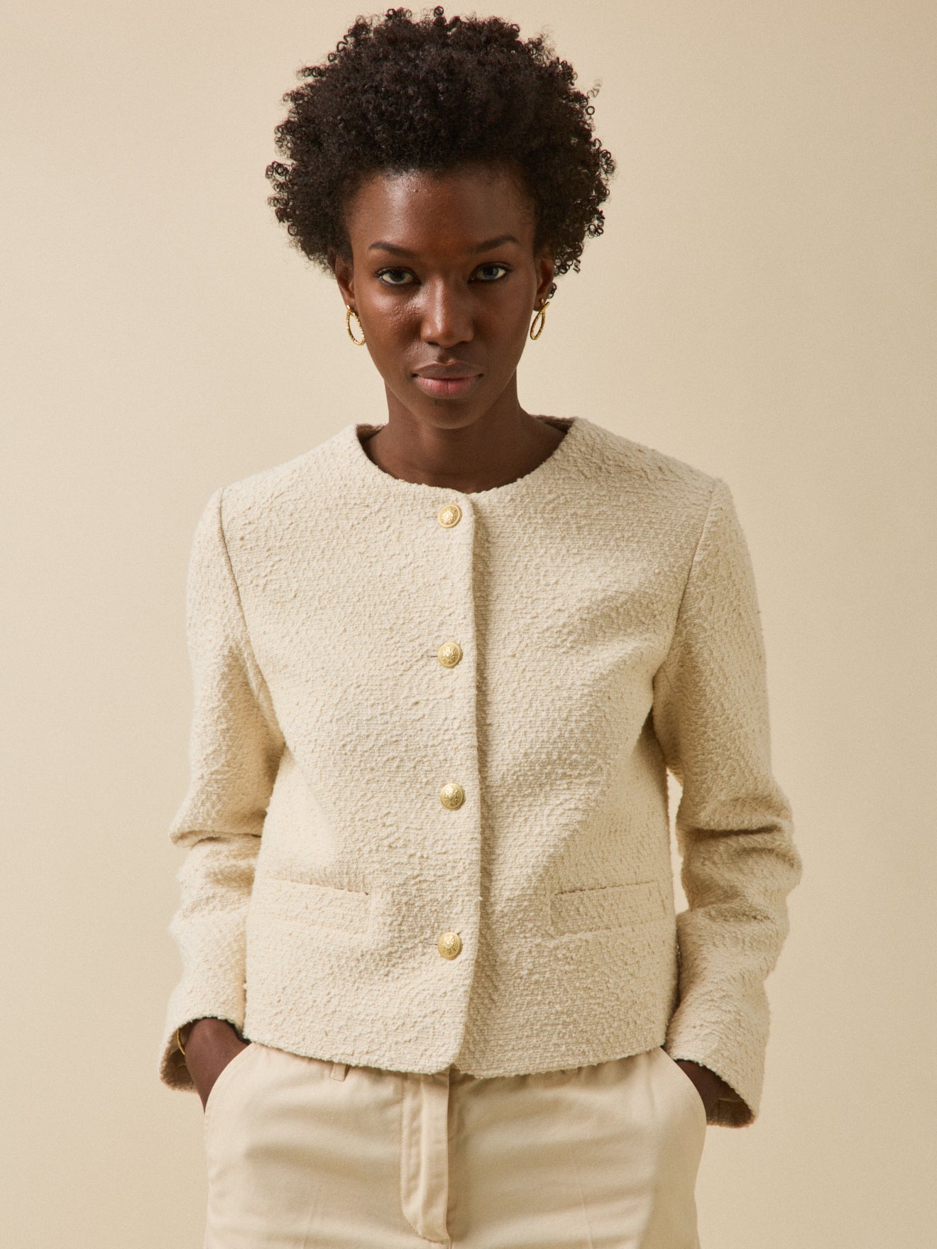 veste-en-tweed-721njv-1.jpg Veste tweed femme Cyrillus FR – Image 1