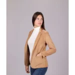Veste blazer velours femme Femme VESTE Beige, SUN VALLEY, , Ref YSTOR 1064