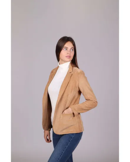 veste-en-velours-femme-407mcs.webp Veste blazer velours femme Femme VESTE Beige, SUN VALLEY, , Ref YSTOR 1064 – Image 1