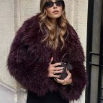 Veste en fourrure synthétique épaisse glamour gilet soirée pour femme