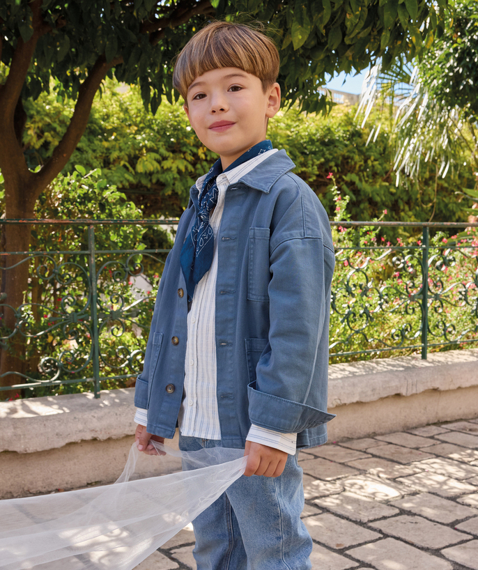 veste-garcon-580qaa-1.jpg Veste garçon bleu à bouton – Image 1