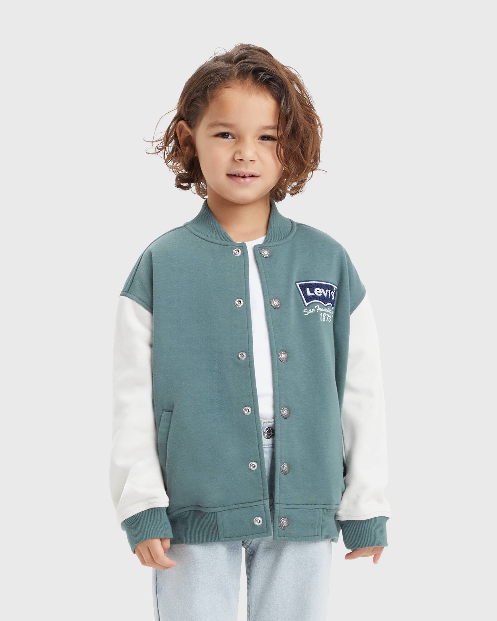veste-garcon-708rlh-1.jpg Enfant Veste Blouson D'aviateur Prep Sport Vert | Levi's® FR – Image 1