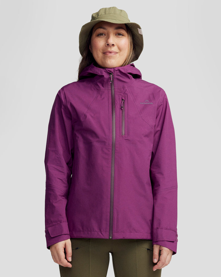 veste-gore-tex-femme-798zdg-1.jpg Veste imperméable GORE TEX 3L Ridge pour femme Violet Berry – Image 1