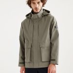 Parka courte GORE TEX® pour homme avec capuche amovible Kaki aigle storefront catalog fr | AIGLE