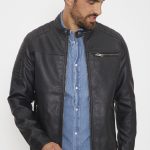 Veste en simili cuir