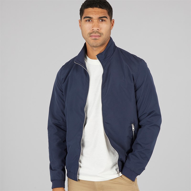 veste-jack-and-jones-729dtc-1.jpg JACK & JONES Veste Harrington Mash Homme Blazer Bleu Marine – Image 1