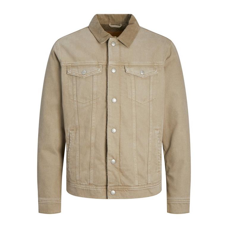 veste-jack-and-jones-833ywn-1.jpg Jack and Jones | Men's Sherpa Lined Denim Jacket | Sports Direct – Image 1