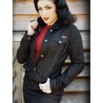 Veste Jean Femme noir Rumble 59