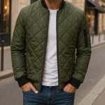 Veste matelassé homme Kaki