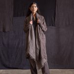 Longue veste kimono Femme Bleu de Cocagne