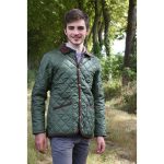 Veste matelassée verte pour homme | Matelassé Huntex