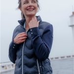 Veste matelassée marine
