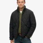 Veste Matelassée Estate Linermétéorite noir pour Homme | Superdry FR