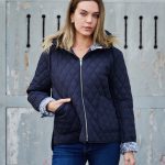 CELESTE Veste matelassée Marine / S