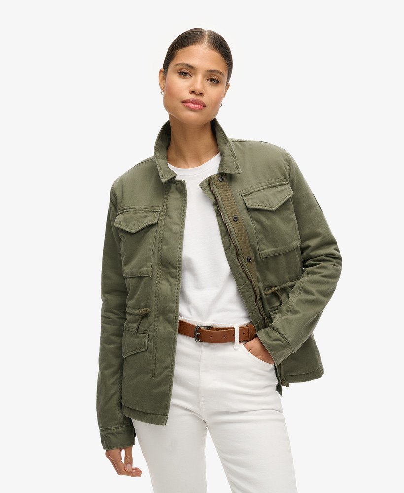 veste-militaire-femme-304tup-1.jpg Veste militaire doublée M65kaki délavé pour Femme | Superdry FR – Image 1
