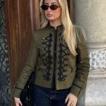 Veste Becky Rope Knot Buckle Napoleon veste militaire femme veste structurée femme outerwear smart casual – SOERA